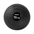 Mała piłka lekarska do ćwiczeń rehabilitacyjna Slam Ball 23cm 15kg, REBEL ACTIVE