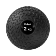 Mała piłka lekarska do ćwiczeń rehabilitacyjna Slam Ball 23cm 2kg, REBEL ACTIVE