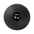 Mała piłka lekarska do ćwiczeń rehabilitacyjna Slam Ball 23cm 4kg, REBEL ACTIVE