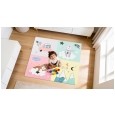 Mata edukacyjna dla dzieci, puzzle 120 x 120 cm, misie