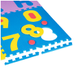 Mata edukacyjna dla dzieci, puzzle 180 x 180 cm, alfabet