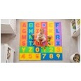 Mata edukacyjna dla dzieci, puzzle 180 x 180 cm, alfabet