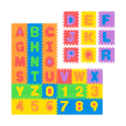 Mata edukacyjna dla dzieci, puzzle 180 x 180 cm, alfabet