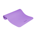 Mata gimnastyczna do ćwiczeń joga, pilates, fitness, 183x61cm, grubość 1cm, materiał TPE, fioletowa, REBEL ACTIVE