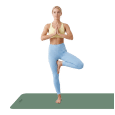 Mata gimnastyczna do ćwiczeń joga, pilates, fitness, 183x61cm, grubość 4mm, materiał TPE, zielona, REBEL ACTIVE