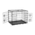Metalowa klatka dla psa, kojec, rozmiar L 76x53x59 cm , REBEL ANIMALS