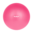 Mini piłka gimnastyczna do pilates rehabilitacyjna 25cm, kolor różowy, REBEL ACTIVE