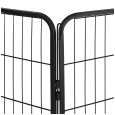 Modułowy kojec dla psa, stalowa zagroda, rozmiar L, 8 paneli 80x80 cm , REBEL ANIMALS
