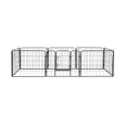 Modułowy kojec dla psa, stalowa zagroda, rozmiar S, 8 paneli 80x60 cm , REBEL ANIMALS