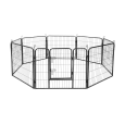 Modułowy kojec dla psa, stalowa zagroda, rozmiar S, 8 paneli 80x60 cm , REBEL ANIMALS