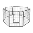 Modułowy kojec dla psa, stalowa zagroda, rozmiar XL, 8 paneli 80x100 cm , REBEL ANIMALS