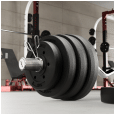 Obciążenie bitumiczne olimpijskie zestaw 2x7.5kg, otwór 51mm , REBEL ACTIVE