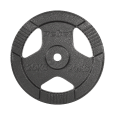 Obciążenie żeliwne 20kg, otwór 31mm, talerz z uchwytami, REBEL ACTIVE