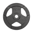 Obciążenie żeliwne olimpijskie 20kg, otwór 51mm, talerz z uchwytami, REBEL ACTIVE