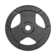 Obciążenie żeliwne olimpijskie 25kg, otwór 51mm, talerz z uchwytami, REBEL ACTIVE