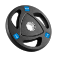Obciążenie żeliwne olimpijskie gumowane zestaw 2x10kg, otwór 51mm , REBEL ACTIVE