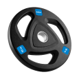 Obciążenie żeliwne olimpijskie gumowane zestaw 2x15kg, otwór 51mm , REBEL ACTIVE