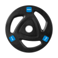 Obciążenie żeliwne olimpijskie gumowane zestaw 2x20kg, otwór 51mm , REBEL ACTIVE