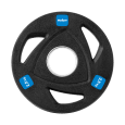 Obciążenie żeliwne olimpijskie gumowane zestaw 30kg ( 8x1.25kg + 4x2.5kg + 2x5kg ), otwór 51mm , REBEL ACTIVE