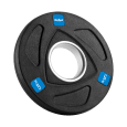 Obciążenie żeliwne olimpijskie gumowane zestaw 4x1.25kg, otwór 51mm , REBEL ACTIVE
