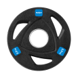 Obciążenie żeliwne olimpijskie gumowane zestaw 4x2.5kg, otwór 51mm , REBEL ACTIVE