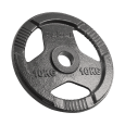 Obciążenie żeliwne olimpijskie zestaw 2x10kg, otwór 51mm, talerz z uchwytami, REBEL ACTIVE