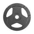 Obciążenie żeliwne olimpijskie zestaw 2x10kg, otwór 51mm, talerz z uchwytami, REBEL ACTIVE