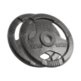 Obciążenie żeliwne olimpijskie zestaw 2x10kg, otwór 51mm, talerz z uchwytami, REBEL ACTIVE