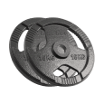 Obciążenie żeliwne olimpijskie zestaw 2x15kg, otwór 51mm, talerz z uchwytami, REBEL ACTIVE