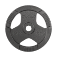 Obciążenie żeliwne olimpijskie zestaw 2x15kg, otwór 51mm, talerz z uchwytami, REBEL ACTIVE