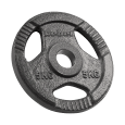 Obciążenie żeliwne olimpijskie zestaw 4x5kg, otwór 51mm, talerz z uchwytami, REBEL ACTIVE