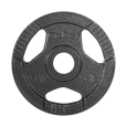 Obciążenie żeliwne olimpijskie zestaw 4x5kg, otwór 51mm, talerz z uchwytami, REBEL ACTIVE