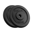 Obciążenie żeliwne zestaw 2x10kg, otwór 31mm, talerz klasyczny, REBEL ACTIVE