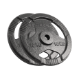 Obciążenie żeliwne zestaw 2x10kg, otwór 31mm, talerz z uchwytami, REBEL ACTIVE