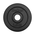 Obciążenie żeliwne zestaw 4x2.5kg, otwór 31mm, talerz klasyczny, REBEL ACTIVE