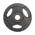 Obciążenie żeliwne zestaw 4x2.5kg, otwór 31mm, talerz z uchwytami, REBEL ACTIVE