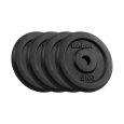 Obciążenie żeliwne zestaw 4x5kg, otwór 31mm, talerz klasyczny, REBEL ACTIVE