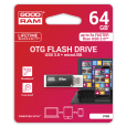 Pendrive Goodram USB 3.0 + microUSB 64GB OTG czarny
