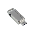 Pendrive Goodram USB + USB C 64GB srebrny