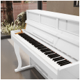 Pianino cyfrowe Kruger&Matz KMDP-755 , kolor biały połysk