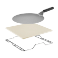 Piec do pizzy SUPREME ELITE 2200 W, 450 stopni, dwie grzałki, okno, LED, 33 cm, różna programy pieczenia