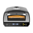 Piec do pizzy SUPREME ELITE 2200 W, 450 stopni, dwie grzałki, okno, LED, 33 cm, różna programy pieczenia