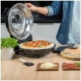 Piec do pizzy TEESA SUPREME, 1200 W, 32 cm , okienko , wyjmowany kamień