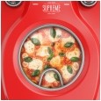 Piec do pizzy TEESA SUPREME + , 1200 W, 32 cm , okienko , wyjmowany kamień, sterowanie dwiema grzałkami