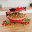 Piec do pizzy TEESA SUPREME + , 1200 W, 32 cm , okienko , wyjmowany kamień, sterowanie dwiema grzałkami