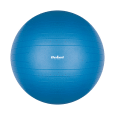 Piłka gimnastyczna rehabilitacyjna 65cm z pompką ręczną, kolor niebieski , REBEL ACTIVE