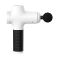 Pistolet do masażu, 8 nakładek, biały , REBEL ACTIVE
