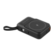 POWERBANK indukcyjny Kruger&Matz 10000 mAh magnetyczny z kablem czarny