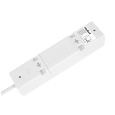 Przedłużacz 3 gniazda 2m typu francuskiego z przełącznikiem (3x1,5mm) Rebel biały