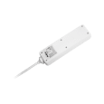 Przedłużacz biały Rebel 3 gniazda , kabel 3m (3x1,5mm) z przełącznikiem